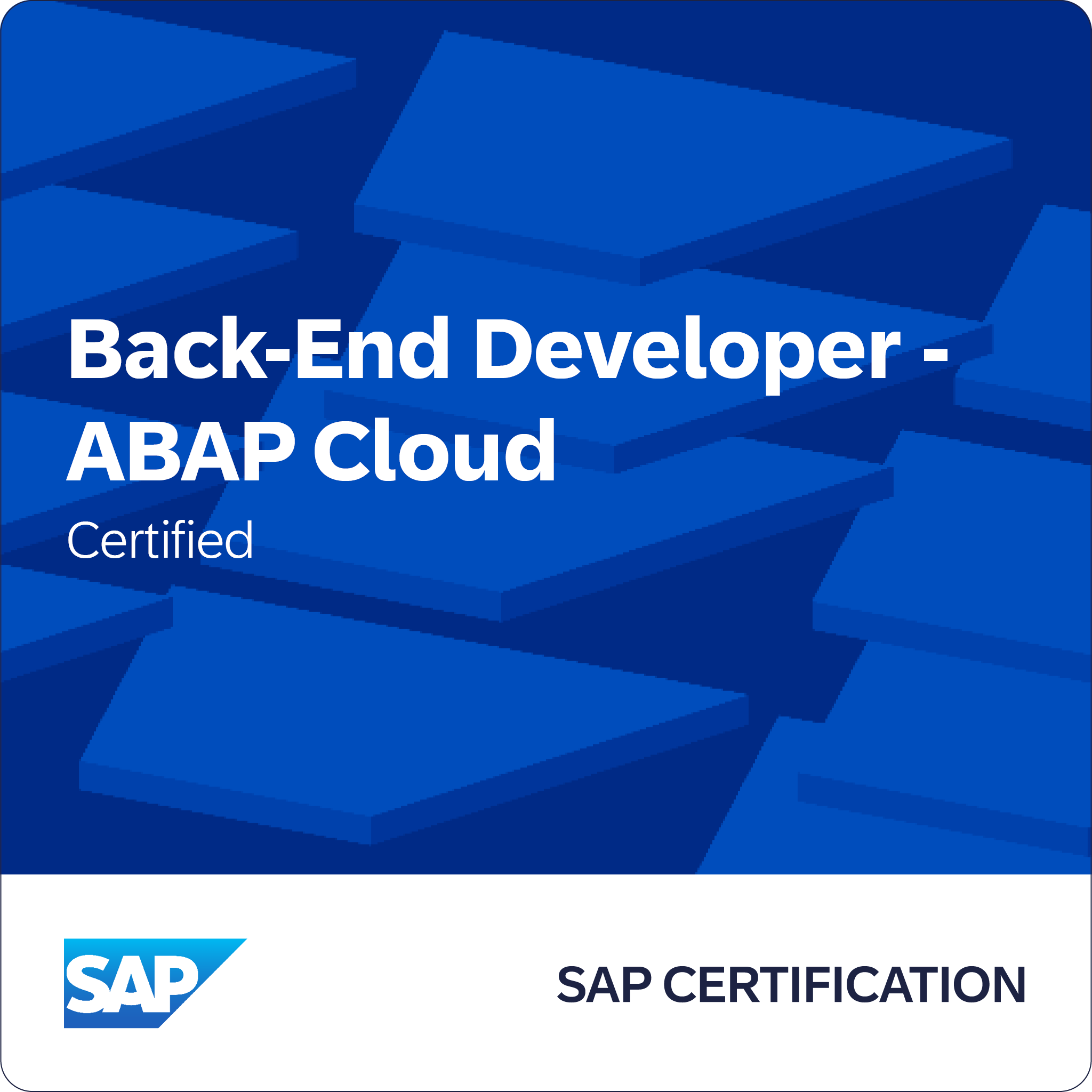 SAP Certified Backend Developer - ABAP Cloud